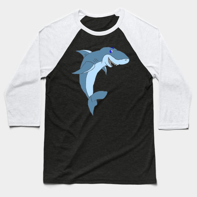 The Shark Baseball T-Shirt by wagnerps